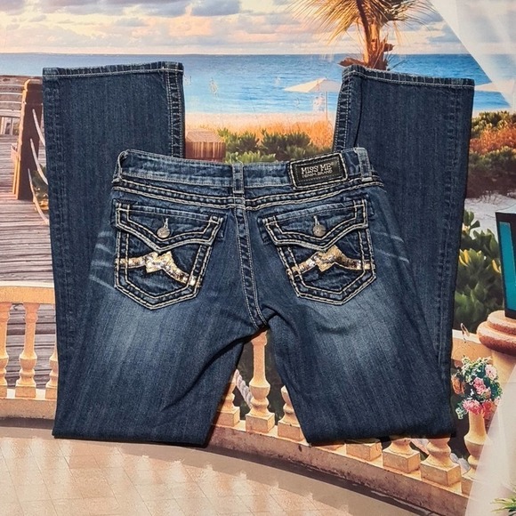 Miss‎ Me Jeans Bootcut Size 28 - Picture 4 of 5